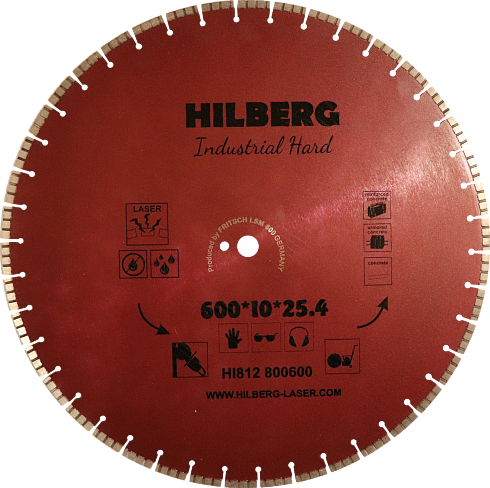 600 Hilberg Industrial Hard 600*10*25.4/12 mm hilberg