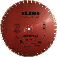 600 Hilberg Industrial Hard 600*10*25.4/12 mm сегментные