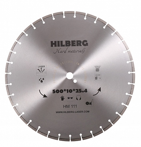 500 Hilberg Hard Materials Лазер 500*10*25.4/12 mm hilberg