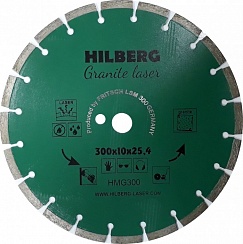 300 Hilberg Granite Laser 300*10*25,4/12 mm сегментные