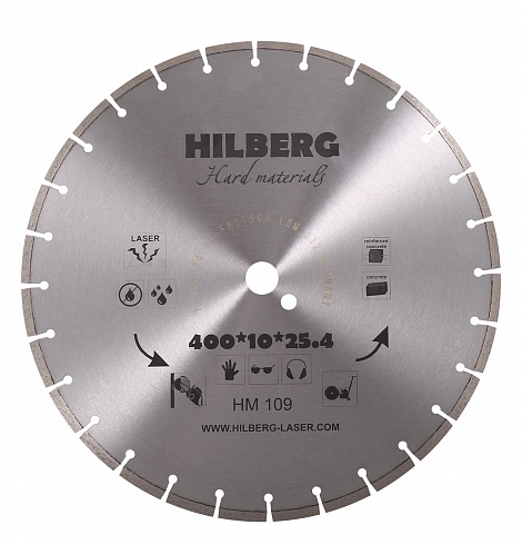 400 Hilberg Hard Materials Лазер 400*10*25.4/12 mm hilberg