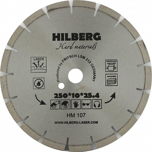 300 Hilberg Hard Materials Лазер 300*10*25.4/12 mm hilberg