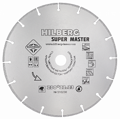 230 Hilberg Super Master 230*22.23 сегментные универсальные