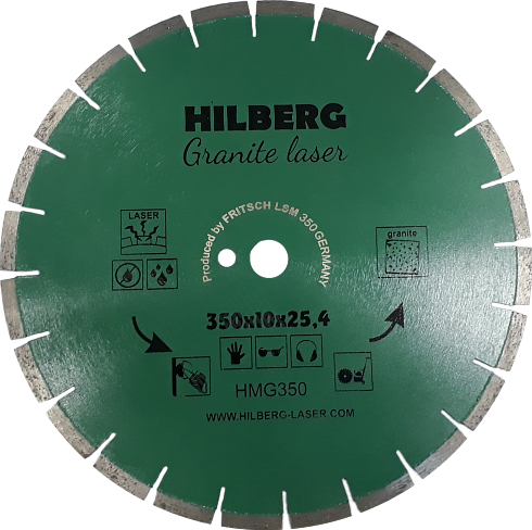 350 Hilberg Granite Laser 350*10*25.4/12 mm hilberg
