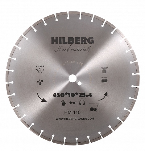 450 Hilberg Hard Materials Лазер 450*10*25.4/12 mm hilberg