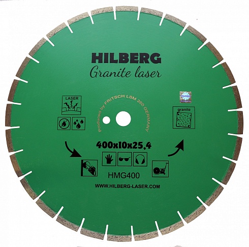 400 Hilberg Granite Laser 400*10*25.4/12 mm hilberg