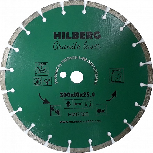 300 Hilberg Granite Laser 300*10*25,4/12 mm hilberg