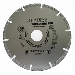 125 Hilberg Super Master 125*22.23 сегментные универсальные