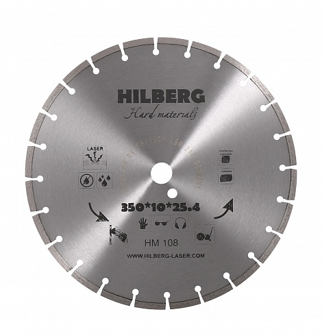 350 Hilberg Hard Materials Лазер 350*10*25.4/12 mm hilberg