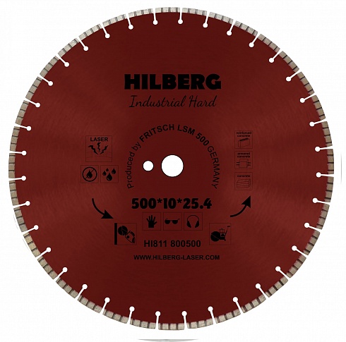 500 Hilberg Industrial Hard 500*10*25.4/12 mm hilberg