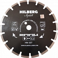 300 Диск алмазный по асфальту Hilberg Laser 300*10*25.4/12 mm hilberg